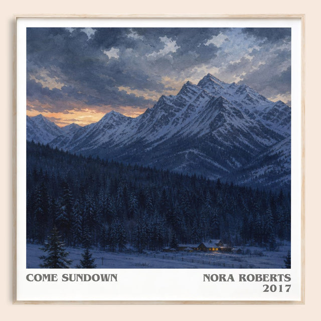 Come Sundown Literary Art Print by Nora Roberts