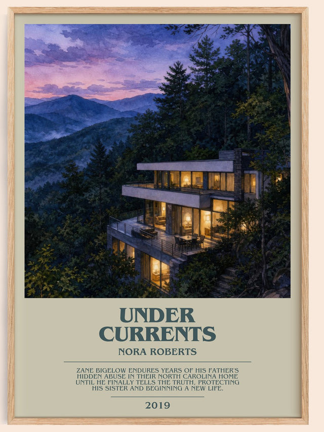 Under Currents Bookish Wall Art by Nora Roberts