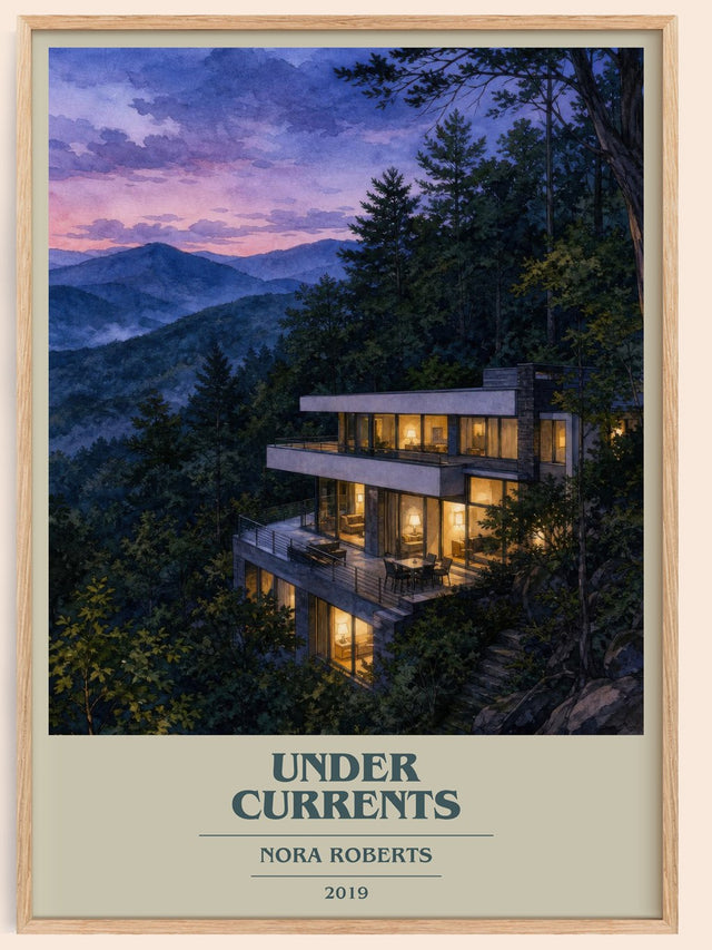 Under Currents Book Cover Poster by Nora Roberts