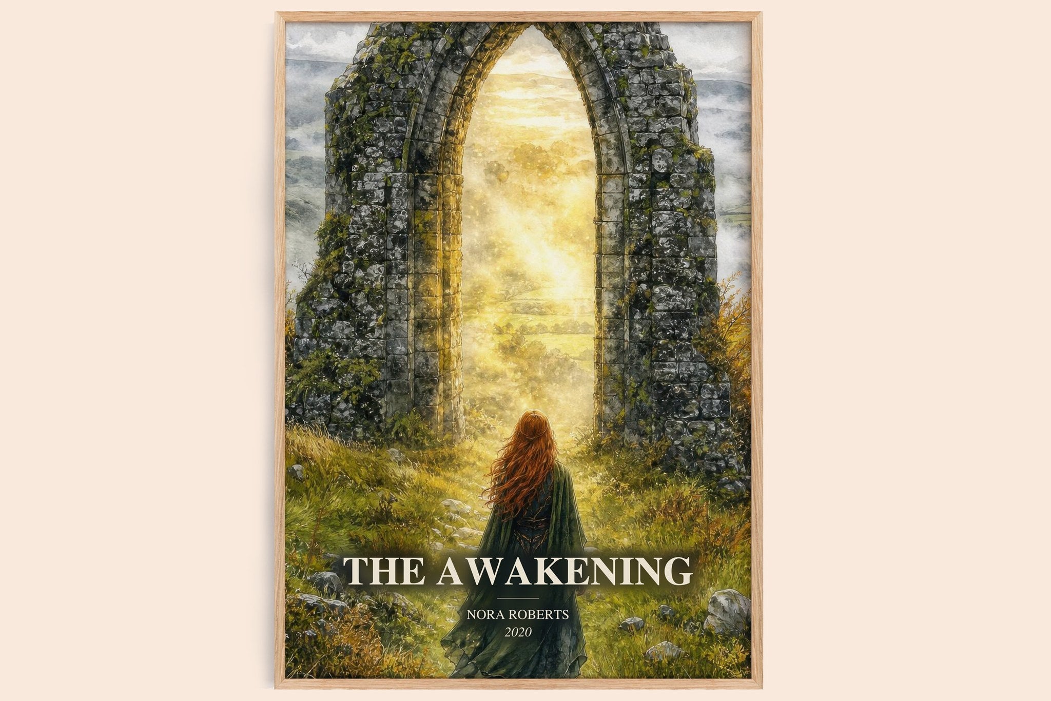 The Awakening Book Watercolour Illustration by Nora Roberts