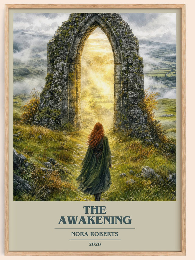 The Awakening Book Cover Poster by Nora Roberts