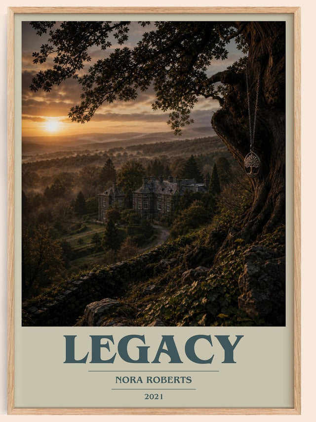 Legacy Book Cover Poster by Nora Roberts