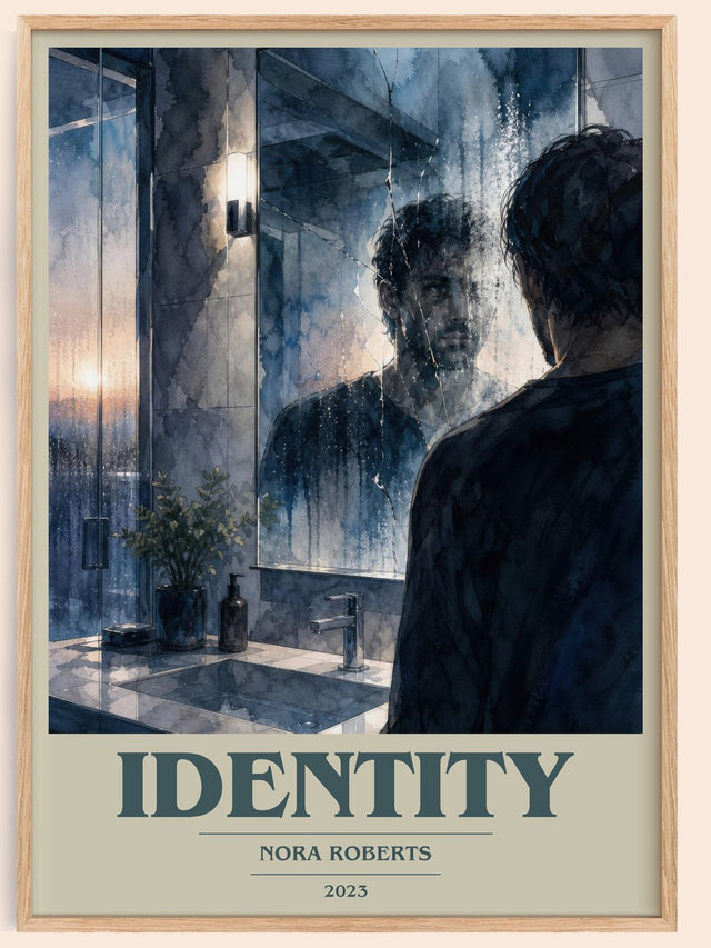 Identity Book Cover Poster by Nora Roberts