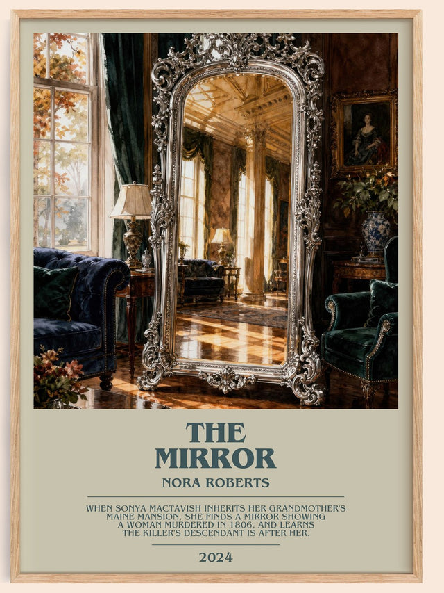The Mirror Bookish Wall Art by Nora Roberts