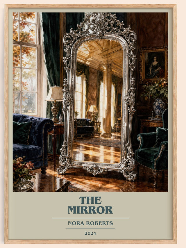 The Mirror Book Cover Poster by Nora Roberts