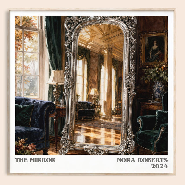 The Mirror Literary Art Print by Nora Roberts