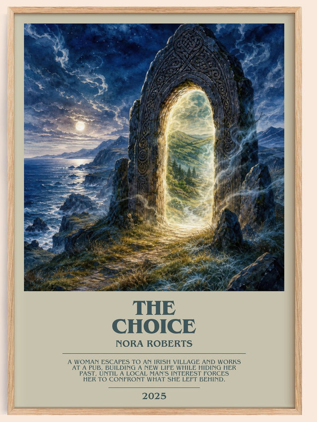 The Choice Bookish Wall Art by Nora Roberts