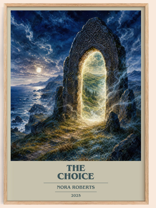 The Choice Book Cover Poster by Nora Roberts