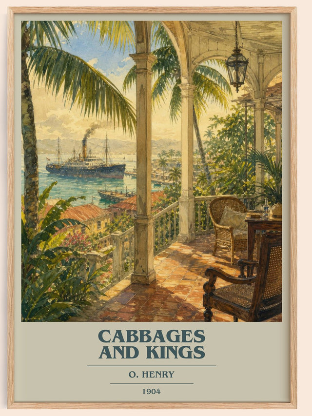 Cabbages And Kings Book Cover Poster by O. Henry