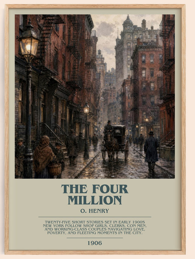 The Four Million Bookish Wall Art by O. Henry