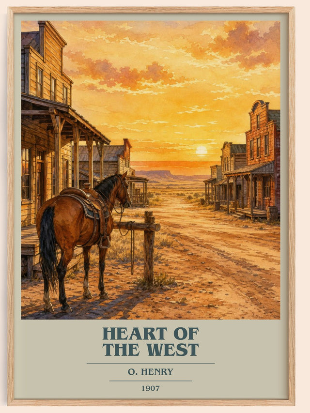 Heart Of The West Book Cover Poster by O. Henry