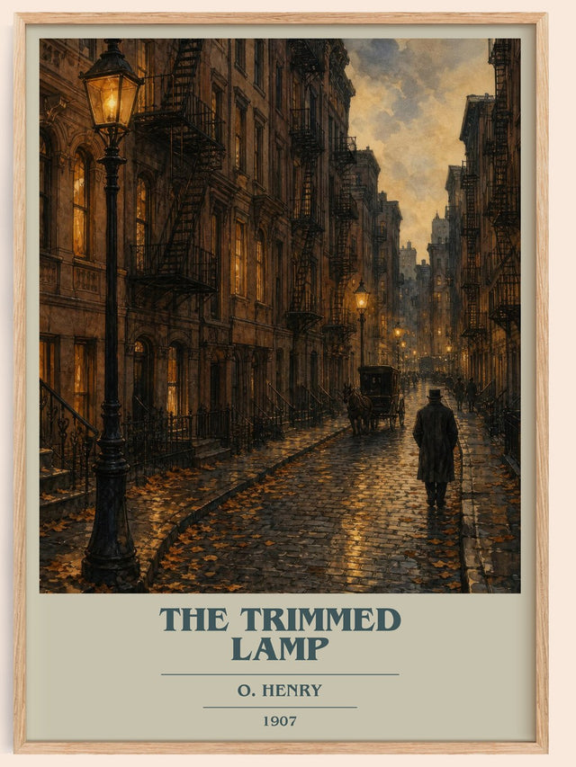 The Trimmed Lamp Book Cover Poster by O. Henry