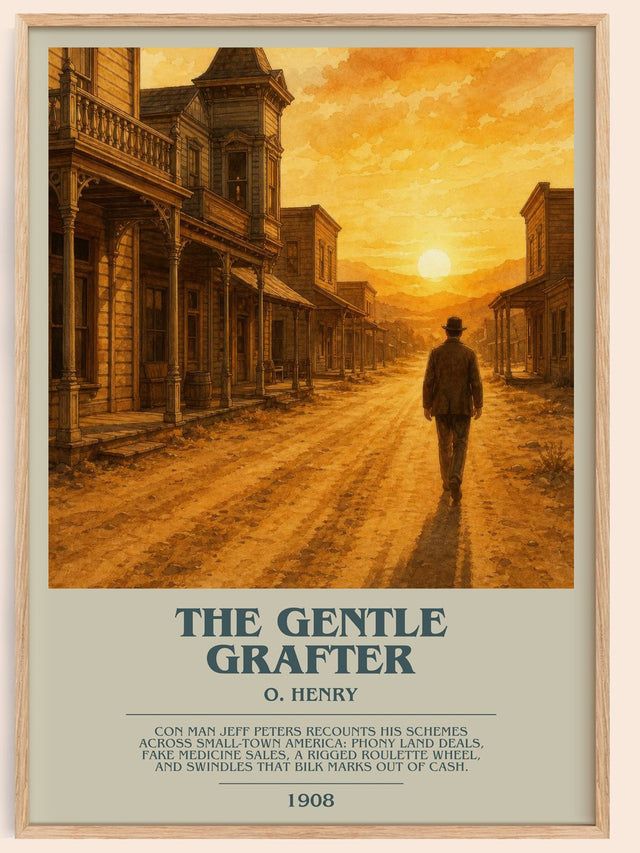 The Gentle Grafter Bookish Wall Art by O. Henry