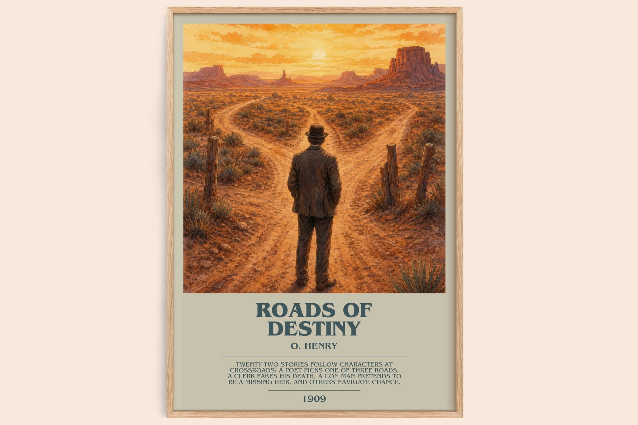 Roads Of Destiny Bookish Wall Art by O. Henry