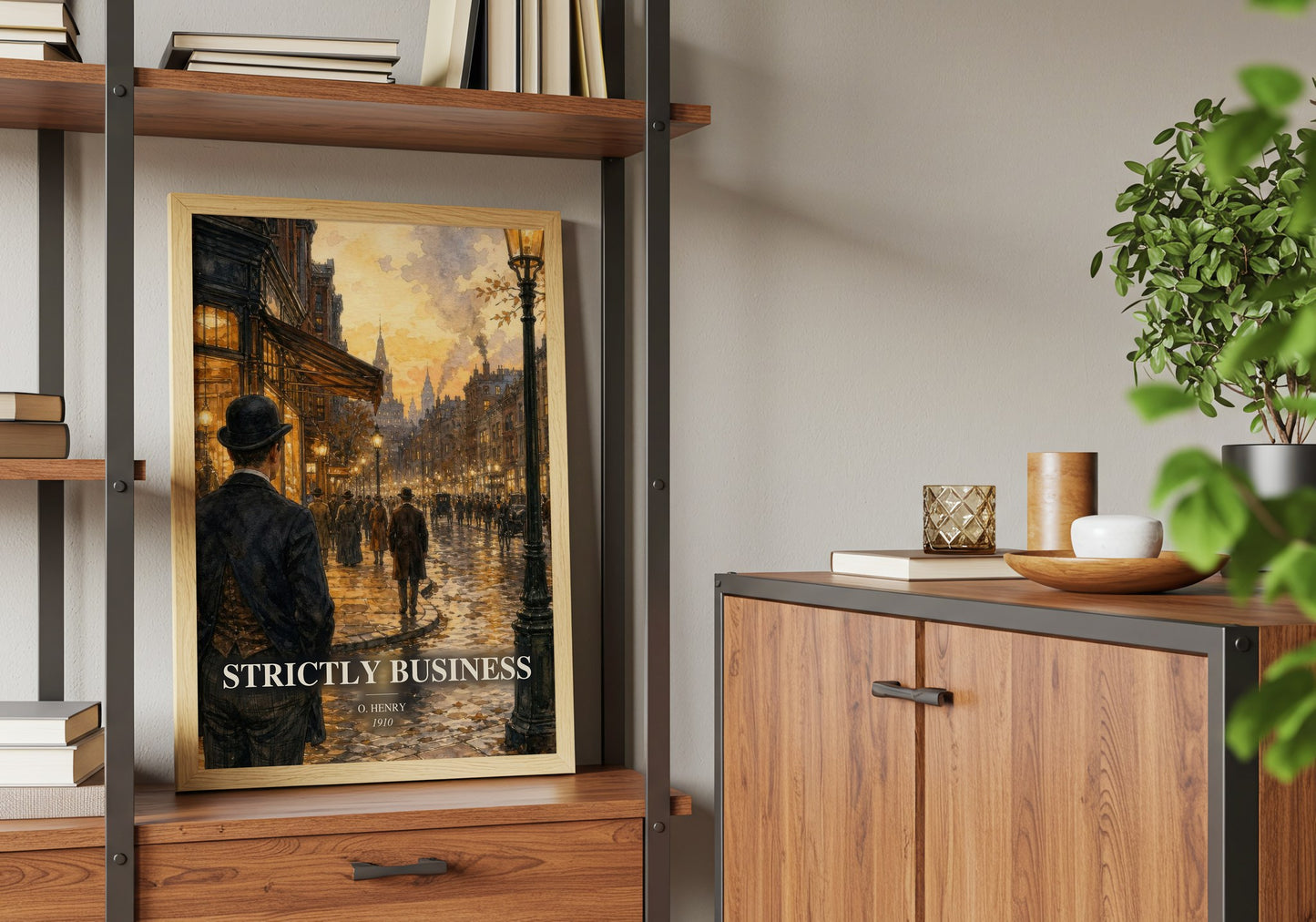 Strictly Business book watercolour illustration paper finish options – matte satin gloss