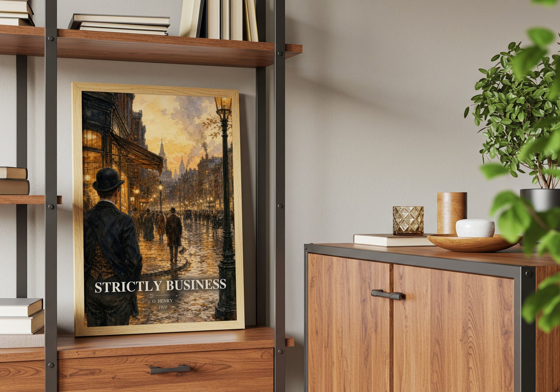 Strictly Business book watercolour illustration paper finish options – matte satin gloss