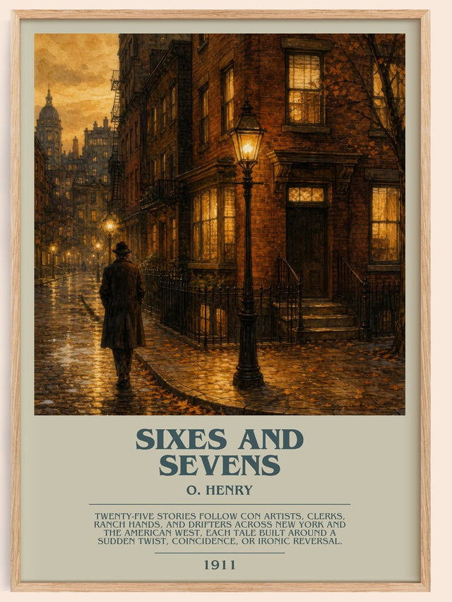 Sixes And Sevens Bookish Wall Art by O. Henry