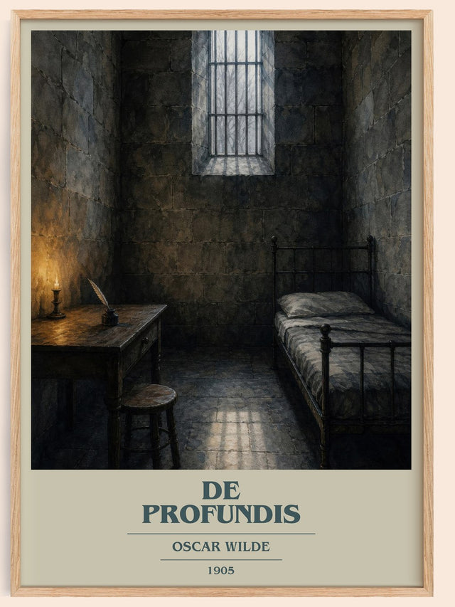 De Profundis Book Cover Poster by Oscar Wilde