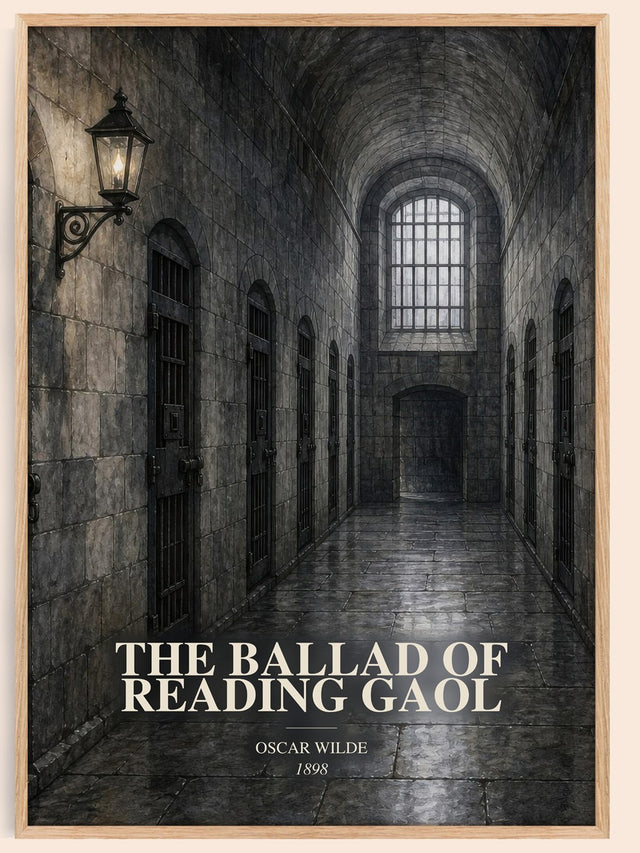 Ballad Of Reading Gaol Book Watercolour Illustration by Oscar Wilde