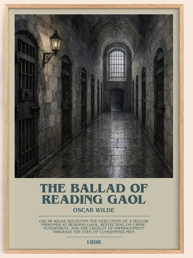 The Ballad Of Reading Gaol Bookish Wall Art by Oscar Wilde