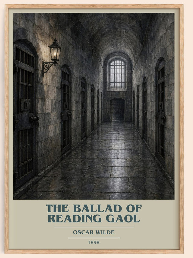 The Ballad Of Reading Gaol Book Cover Poster by Oscar Wilde