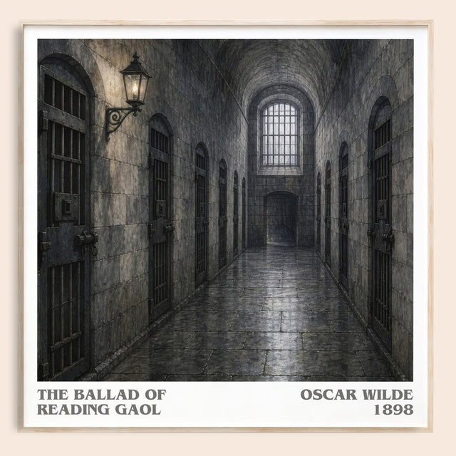 The Ballad Of Reading Gaol Literary Art Print by Oscar Wilde