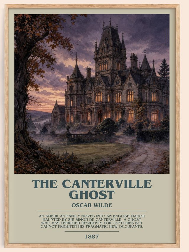 The Canterville Ghost Bookish Wall Art by Oscar Wilde