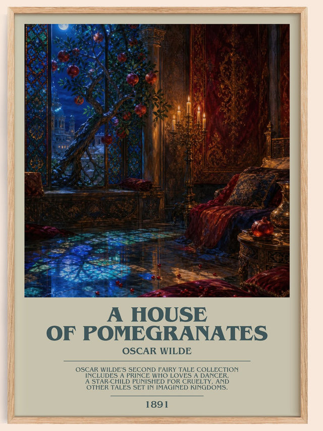 A House Of Pomegranates Bookish Wall Art by Oscar Wilde