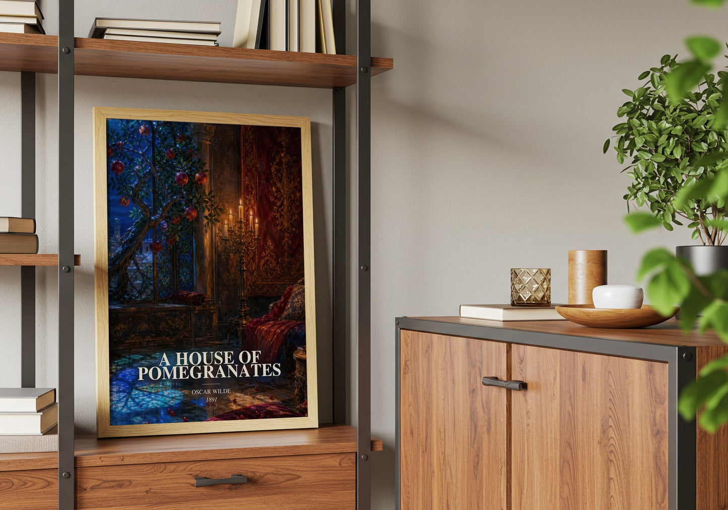 A House Of Pomegranates book watercolour illustration paper finish options – matte satin gloss