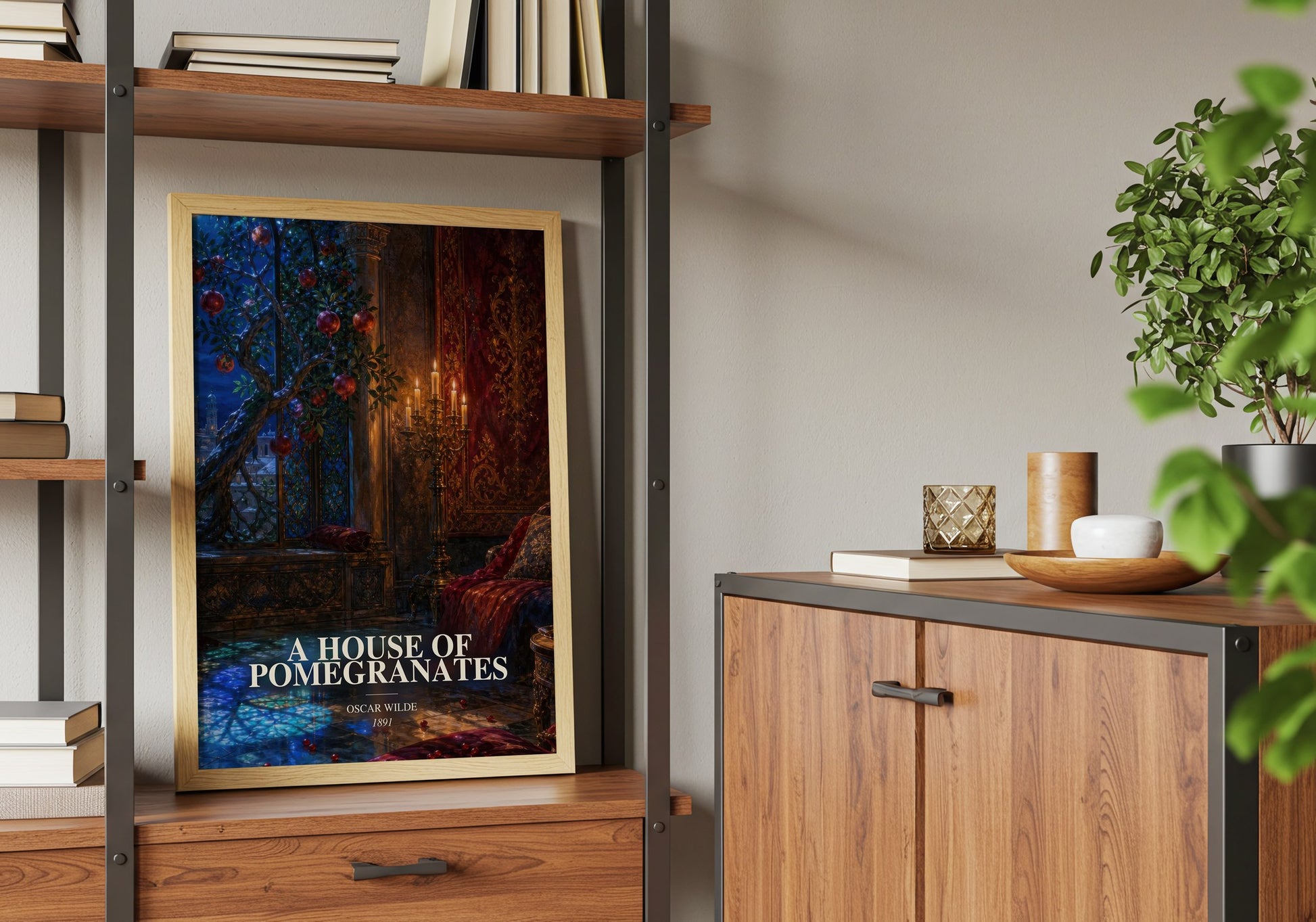 A House Of Pomegranates book watercolour illustration paper finish options – matte satin gloss