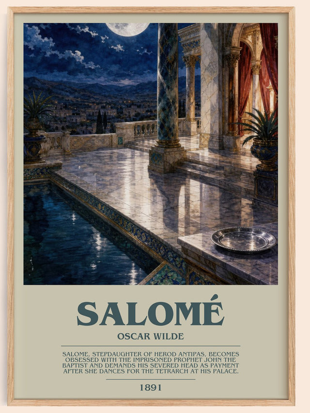 Salomé Bookish Wall Art by Oscar Wilde