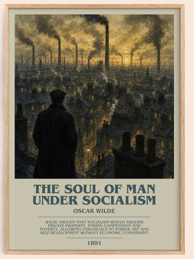 The Soul Of Man Under Socialism Bookish Wall Art by Oscar Wilde