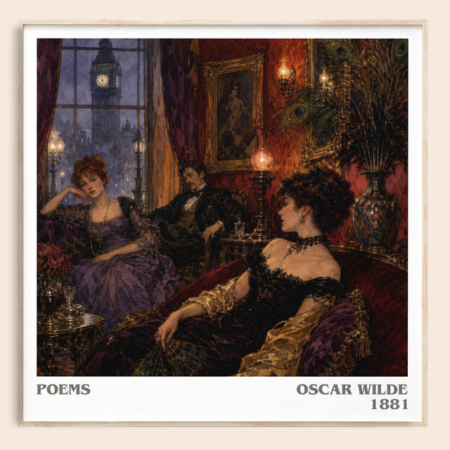 Poems Literary Art Print by Oscar Wilde