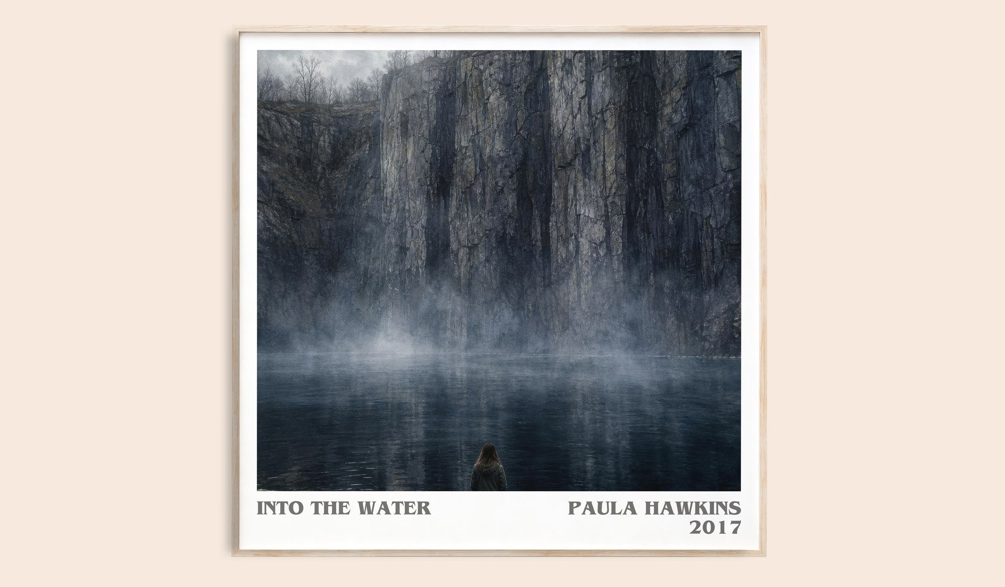 Into The Water Literary Art Print by Paula Hawkins
