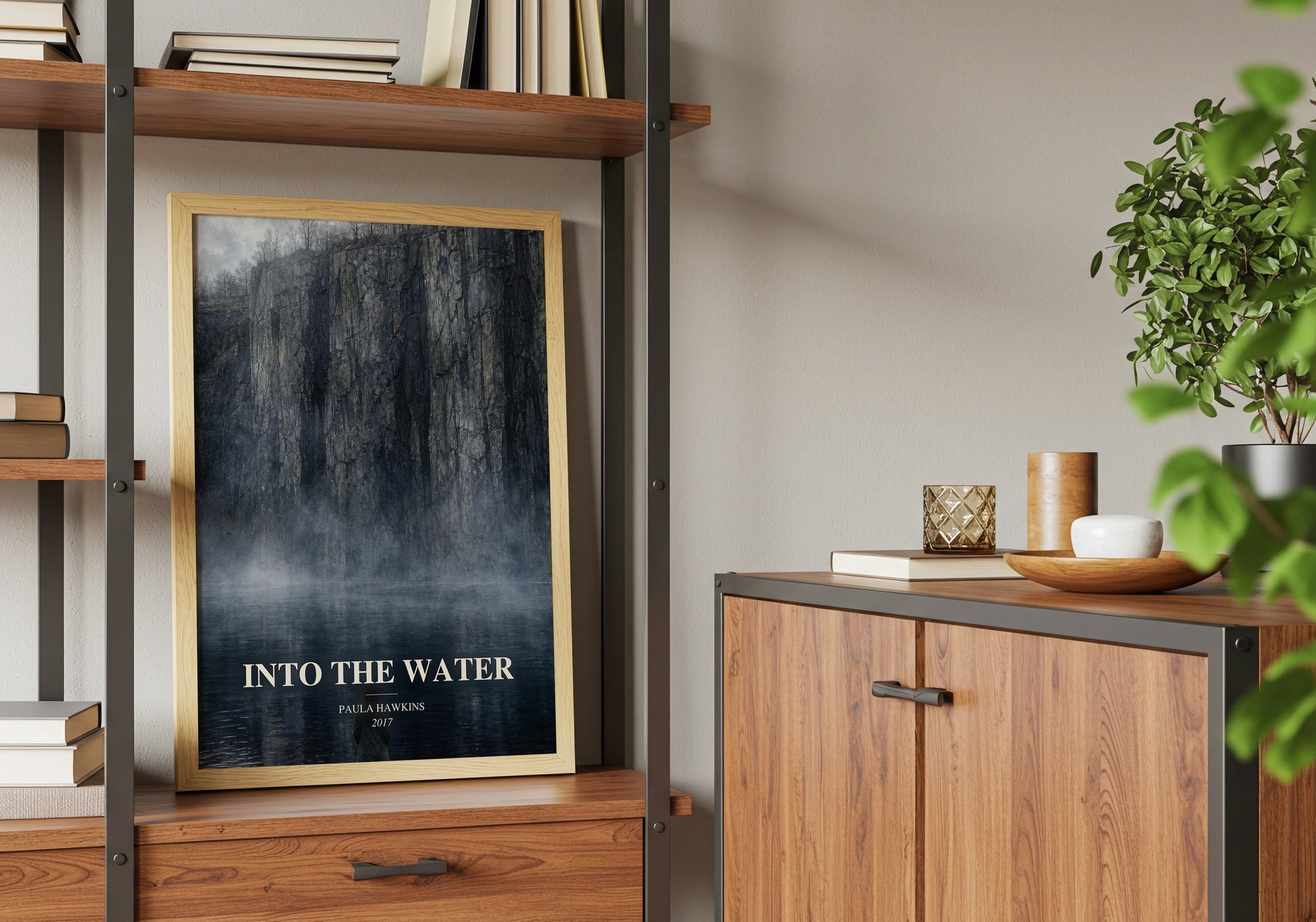 Into The Water book watercolour illustration paper finish options – matte satin gloss