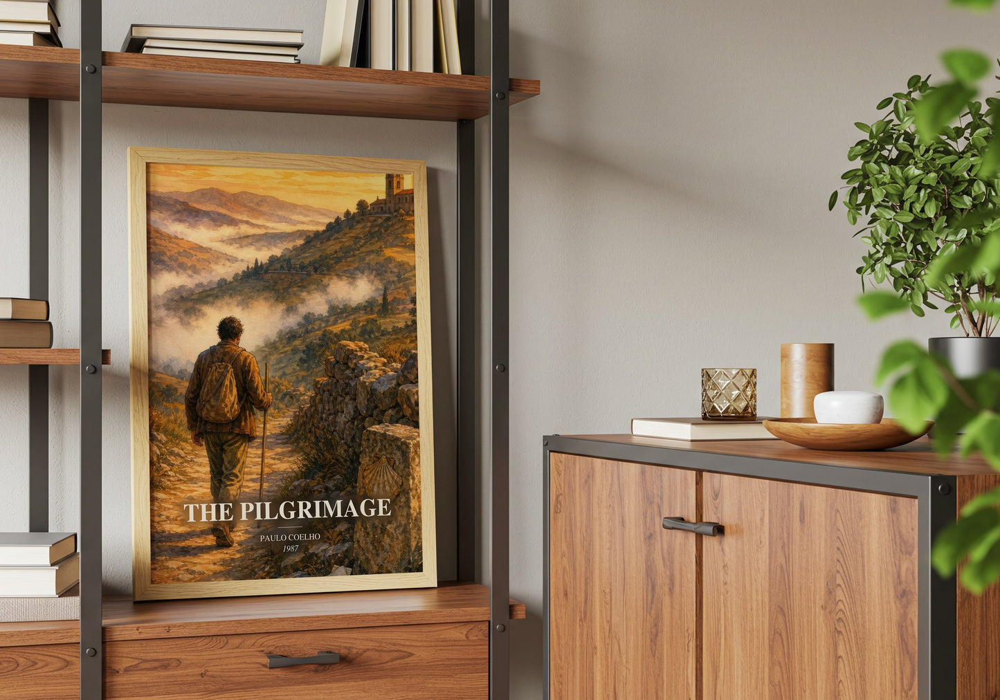 The Pilgrimage book watercolour illustration paper finish options – matte satin gloss