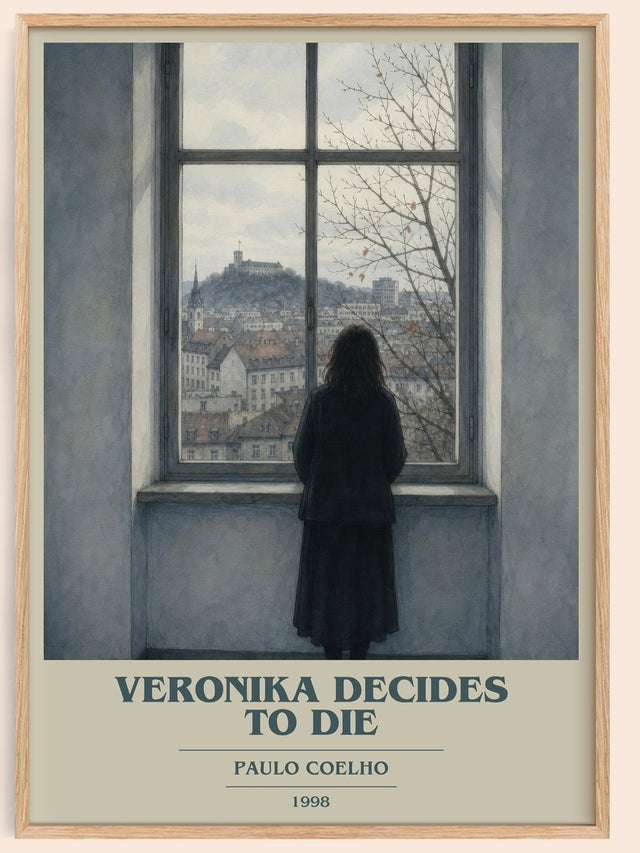 Veronika Decides To Die Book Cover Poster by Paulo Coelho