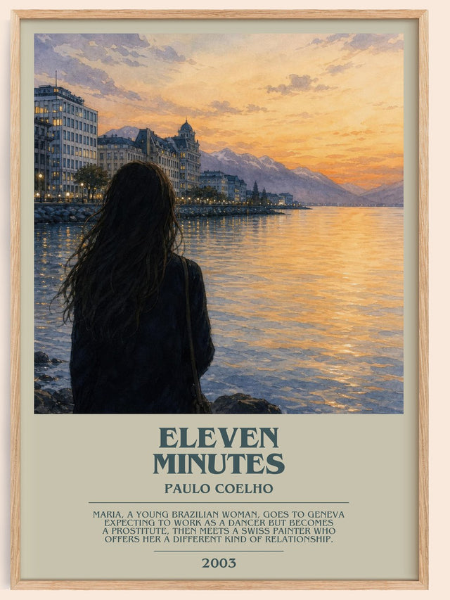 Eleven Minutes Bookish Wall Art by Paulo Coelho