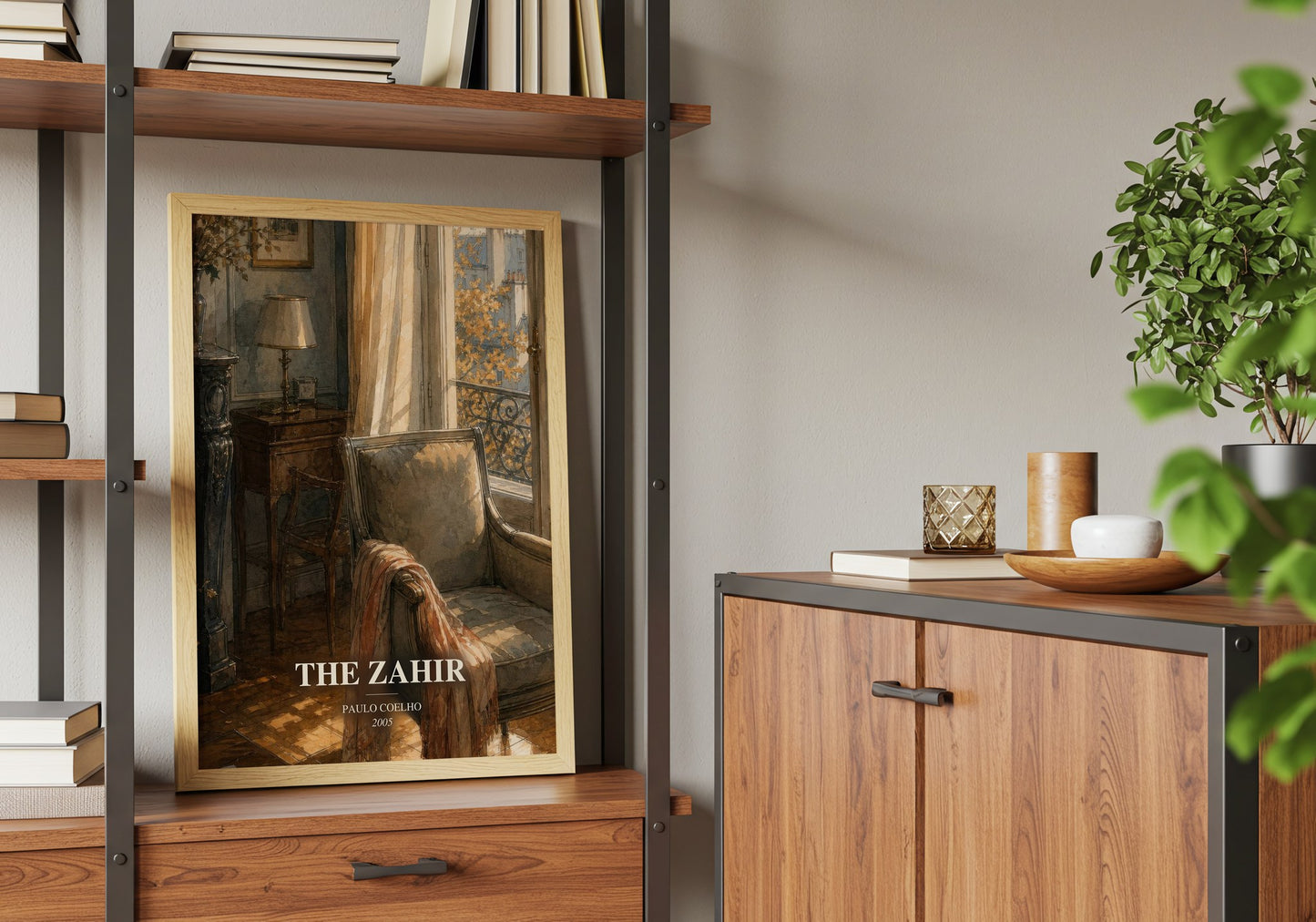 The Zahir book watercolour illustration paper finish options – matte satin gloss