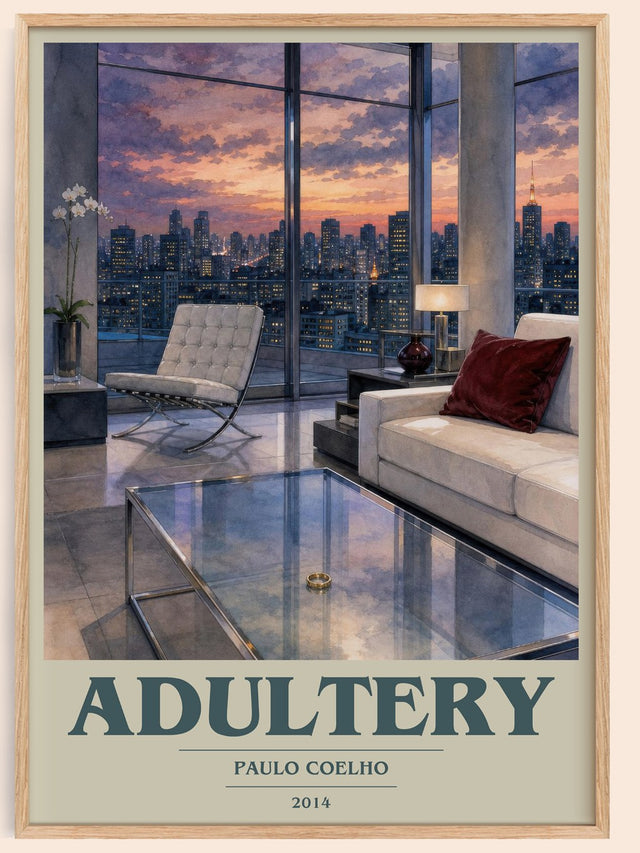 Adultery Book Cover Poster by Paulo Coelho