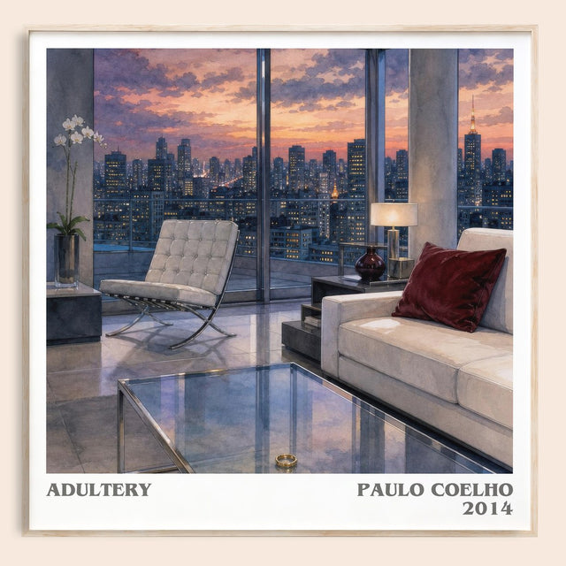 Adultery Literary Art Print by Paulo Coelho