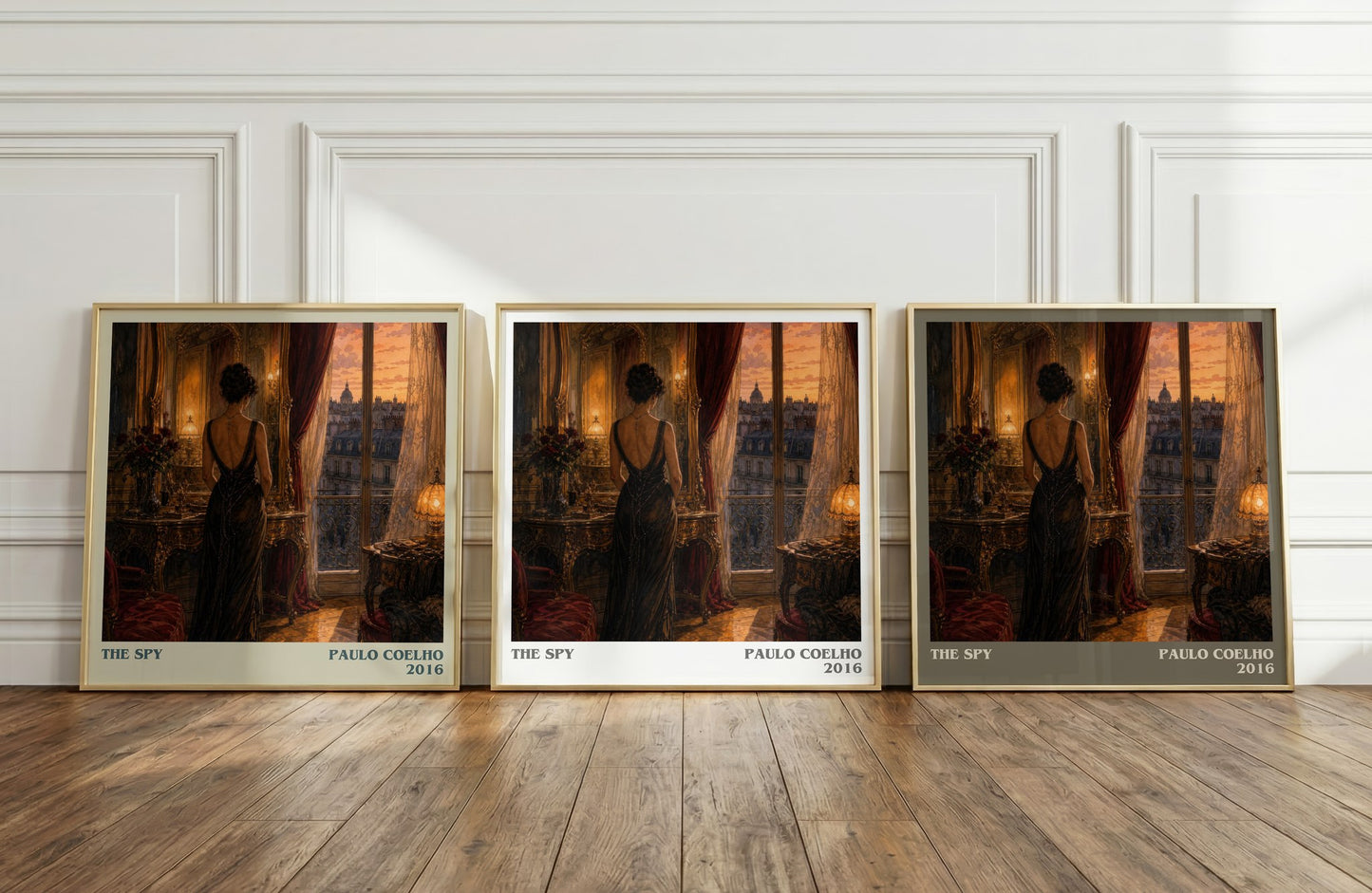 The Spy literary art print colour and style options – Paulo Coelho book art