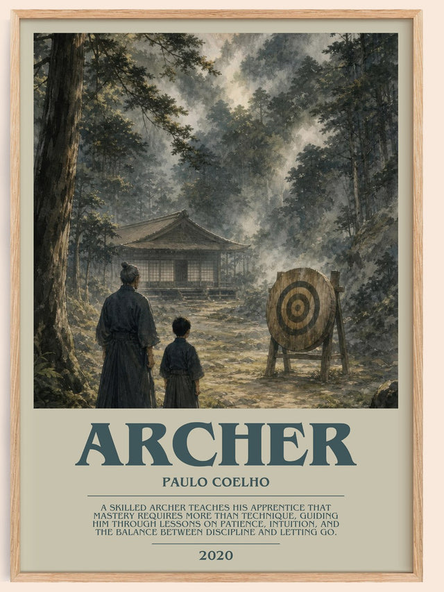 Archer Bookish Wall Art by Paulo Coelho