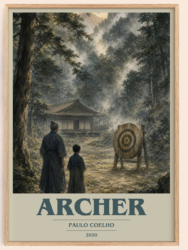 Archer Book Cover Poster by Paulo Coelho