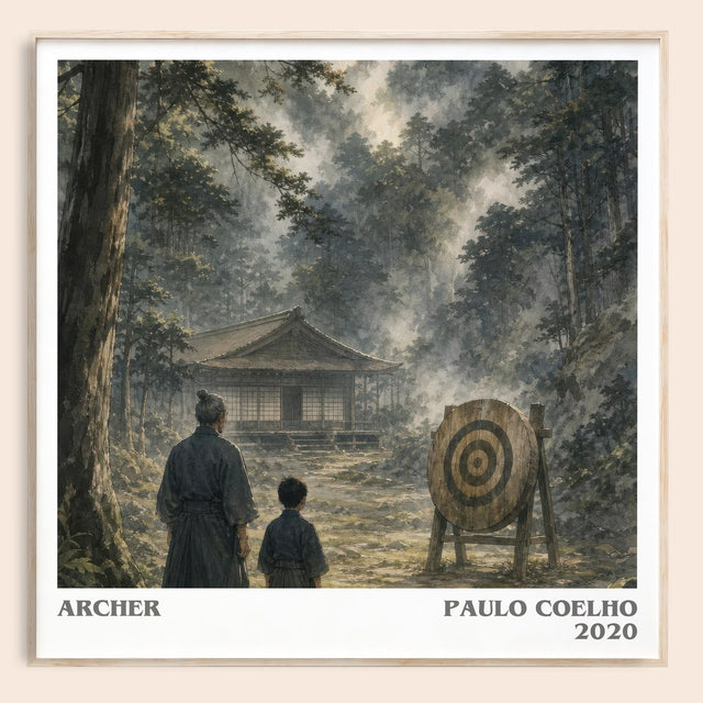 Archer Literary Art Print by Paulo Coelho