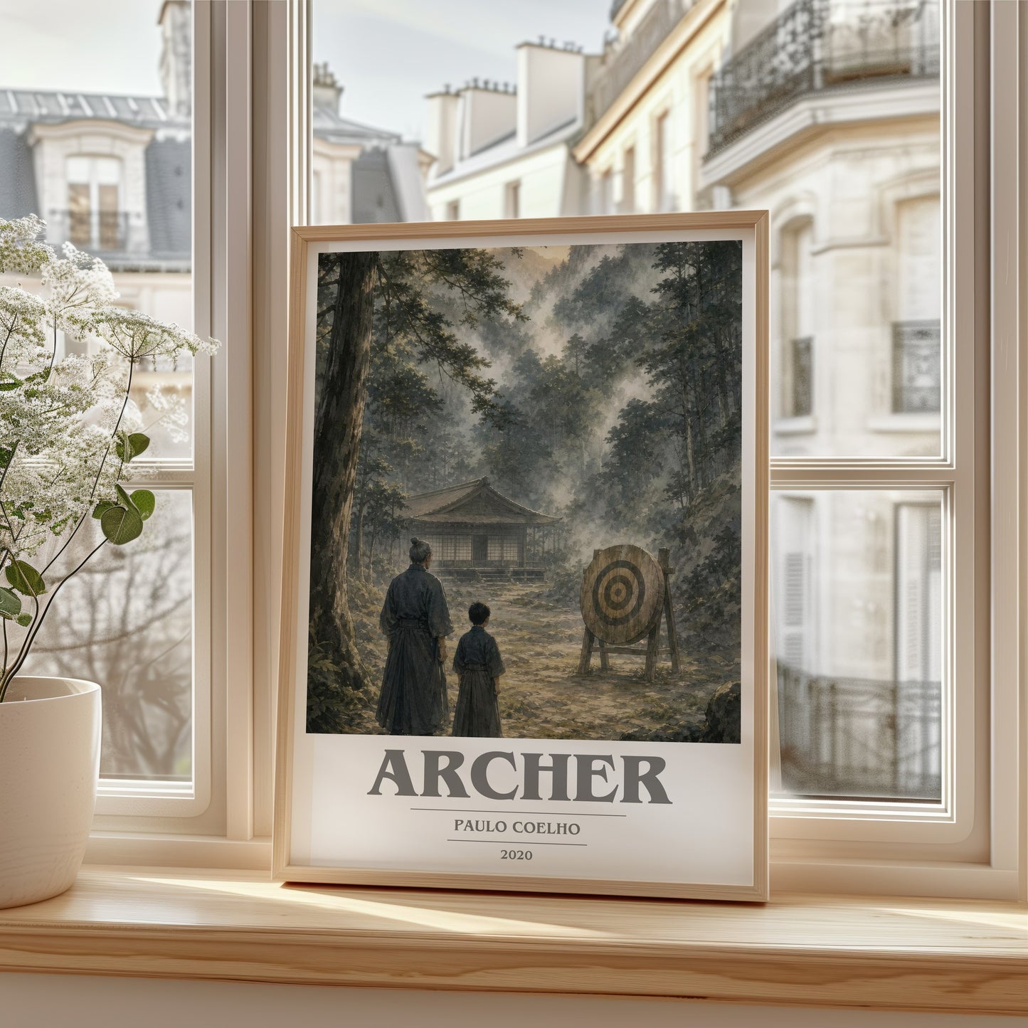 Archer book cover poster colour and style options – Paulo Coelho book art