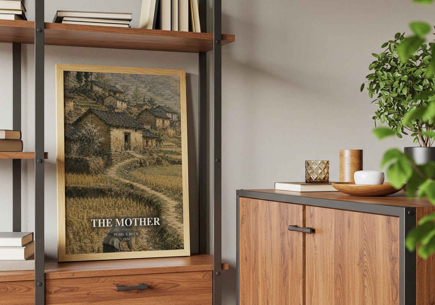 The Mother book watercolour illustration paper finish options – matte satin gloss