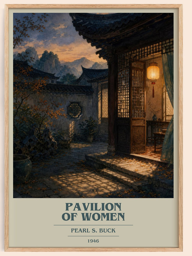 Pavilion Of Women Book Cover Poster by Pearl S. Buck