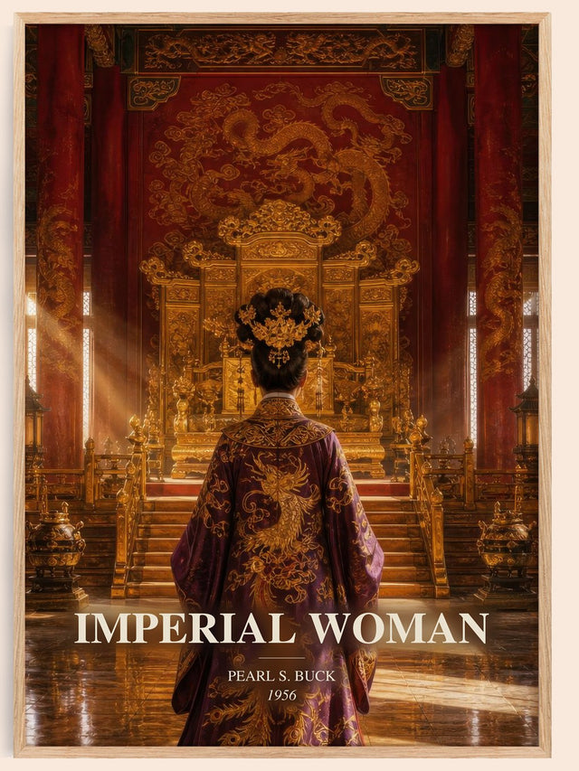 Imperial Woman Book Watercolour Illustration by Pearl S. Buck