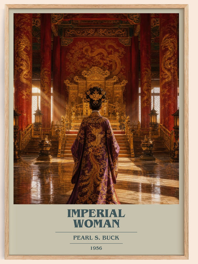 Imperial Woman Book Cover Poster by Pearl S. Buck